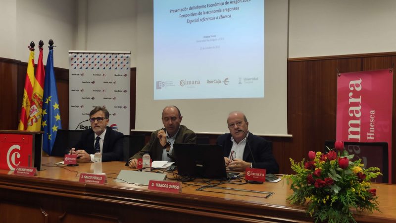 La Cámara e Ibercaja presentan el Informe Económico de Huesca y Aragón 2021
