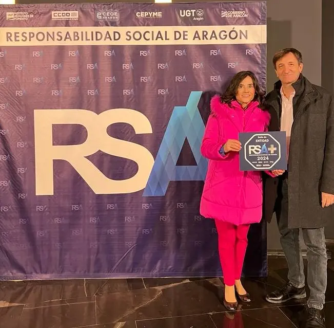 Entrega del Sello RSA+ a la Cámara de Huesca